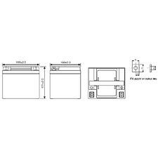 Аккумулятор для ИБП WBR GPL 12400