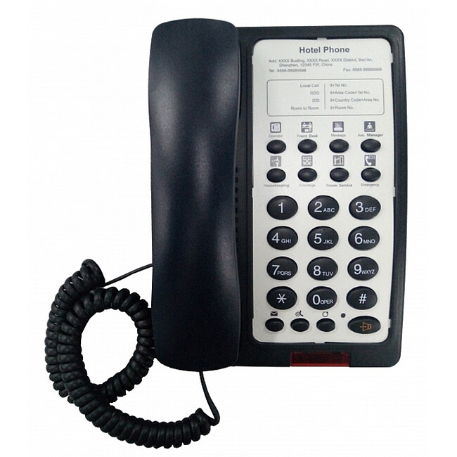 IP-телефон Fanvil H1 черный (H1 HOTEL PHONE)