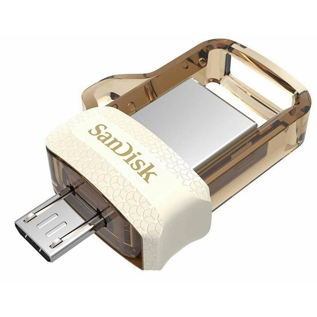 USB Flash-накопитель SanDisk Ultra Dual Drive M3.0 128GB черный/серый (SDDD3-128G-G46)