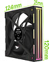 Вентилятор для корпуса Zalman ZM-DF120R Black
