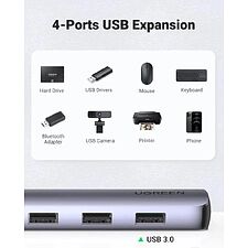 USB-хаб Ugreen CM417-20197 Space Gray (20197)