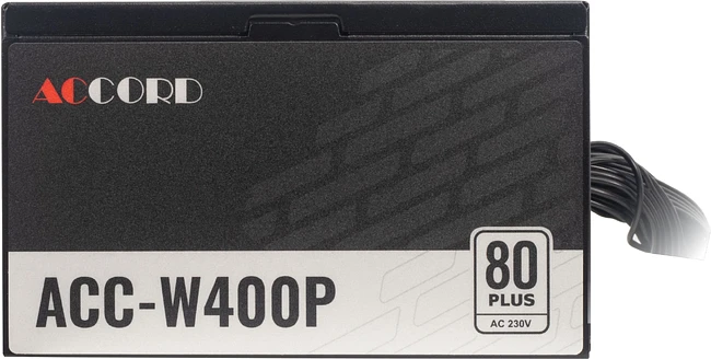 Блок питания Accord ATX 80 Plus 400W White (ACC-W400P)