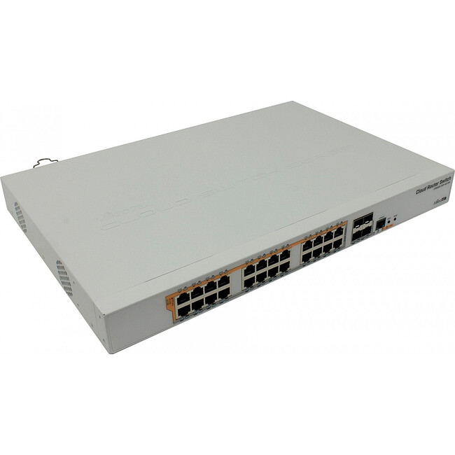 Коммутатор MikroTik CRS328-24P-4S+RM