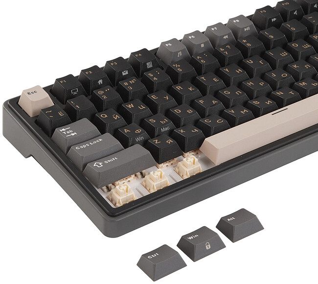 Клавиатура Royal Kludge RK R87 Pro Cream switch/Phantom