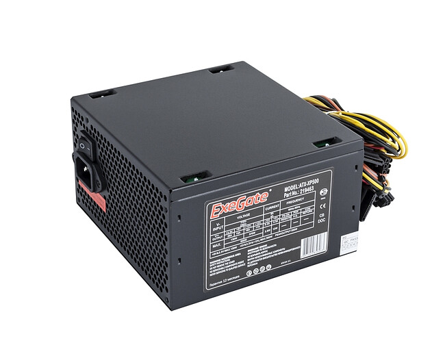 Блок питания ExeGate XP500 500W (EX219463RUS)