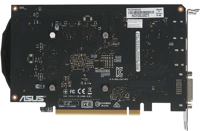 Видеокарта ASUS PH-GTX1650-O4G