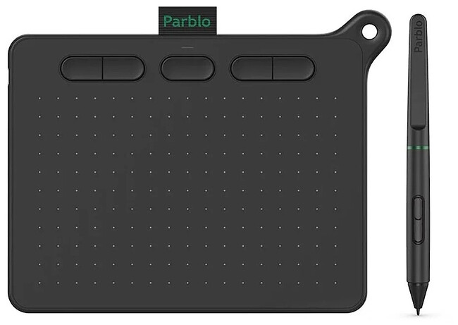 Графический планшет Parblo Ninos S Black