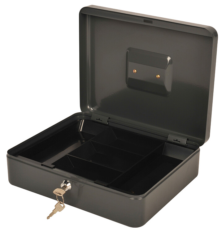 Ящик для денег Cactus CS-CB-004GY серый