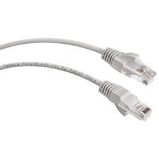 Патч-корд Cabeus PC-UTP-RJ45-Cat.5e-1m-LSZH серый