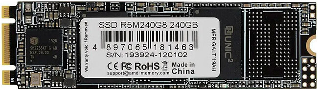SSD диск AMD SATA III 240Gb (R5M240G8)