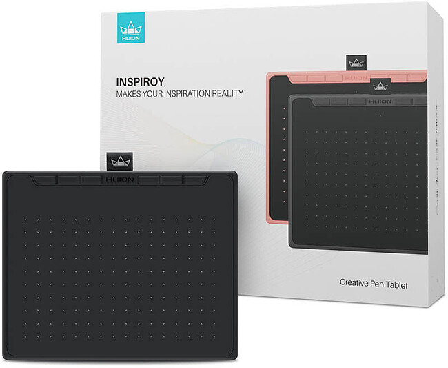 Графический планшет Huion Inspiroy Pink (RTS-300)