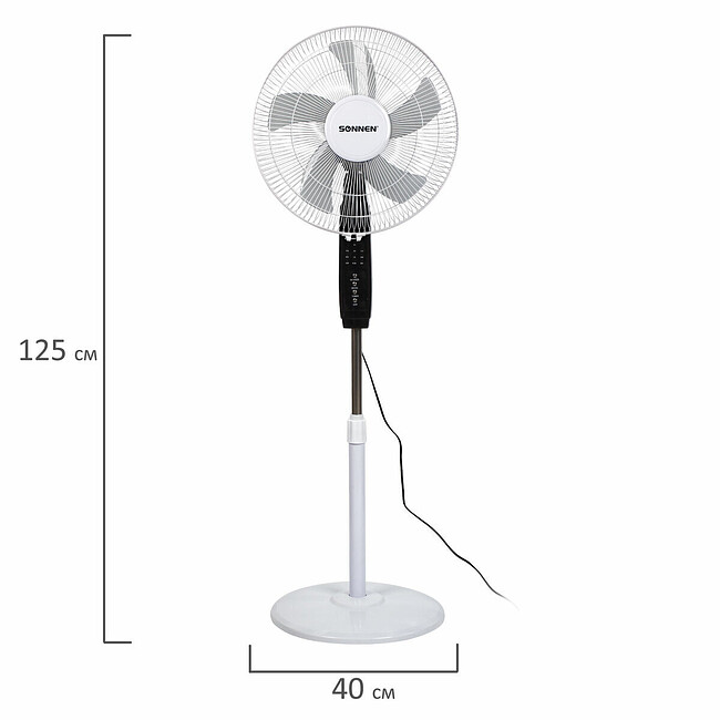 Вентилятор Sonnen TF-45W-40-520 белый (454788)