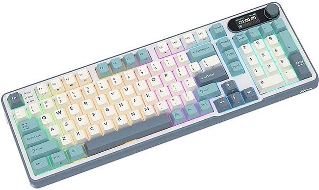 Клавиатура Royal Kludge RKS98 Light Could/RK Chartreuse