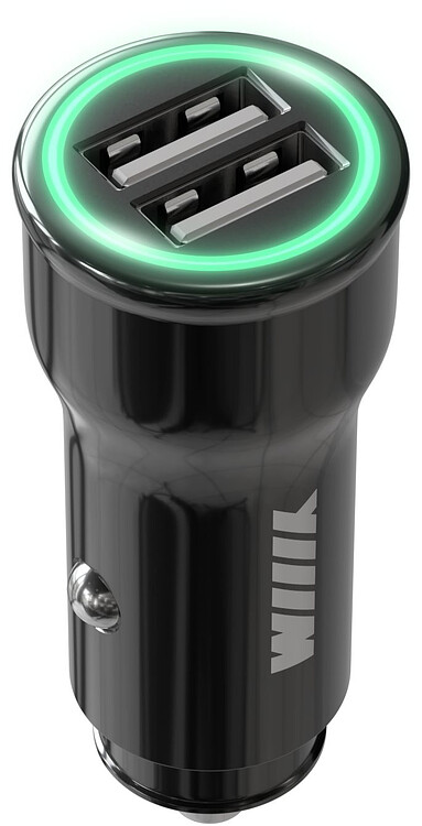Автомобильное зарядное Wiiix UCC-5-2-01-ANT черный