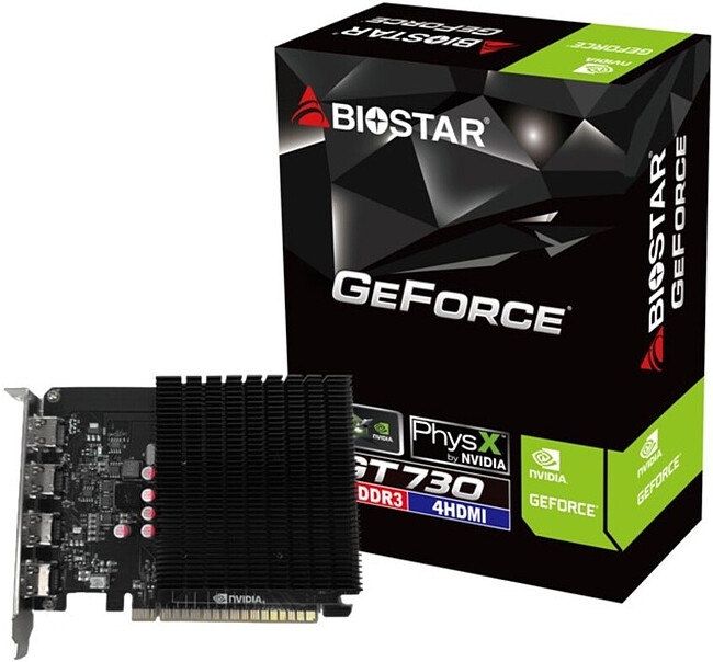 Видеокарта Biostar GeForce GT730 4GB GDDR3 (VN7313TG46)