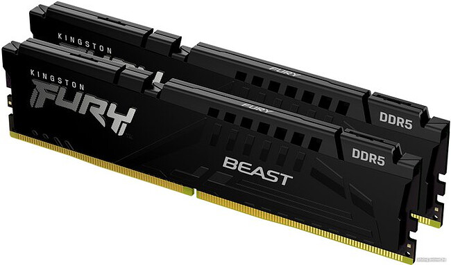 Оперативная память Kingston Fury Beast 2x16GB DDR5 (KF560C30BBEK2-32)