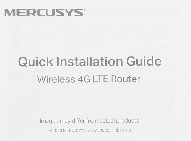 Роутер Mercusys MB130-4G белый
