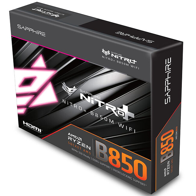 Материнская плата Sapphire B850M Nitro+ WIFI (52123-01-40G)