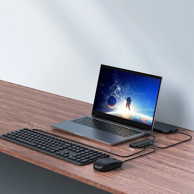 USB-хаб Baseus BS-OH080 Cluster Black (B0005280B111-02)