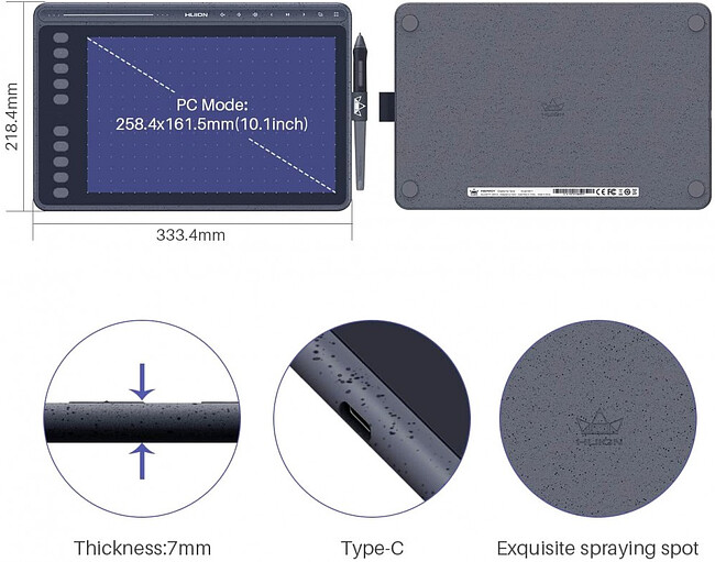 Графический планшет Huion HS611