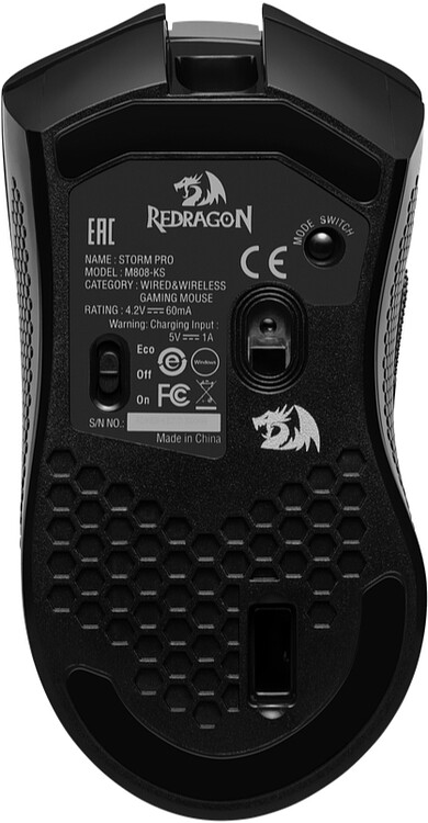 Мышь Redragon Storm Pro черный (78127)