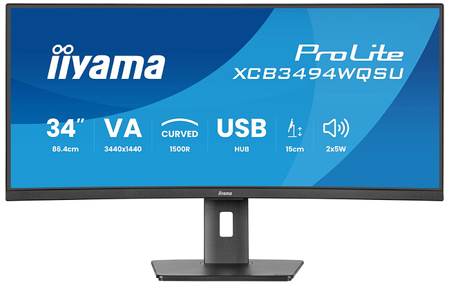 Монитор Iiyama ProLite XCB3497WQSNPH-B1 черный