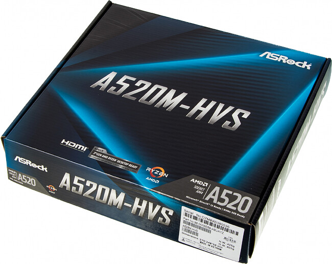 Материнская плата ASRock A520M-HVS DDR4