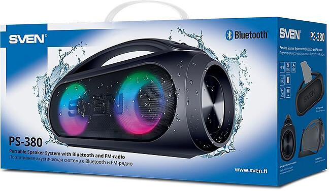 Портативная колонка Sven PS-380 Black