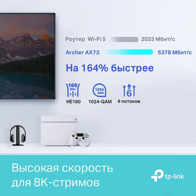 Беспроводной маршрутизатор TP-Link Archer AX73