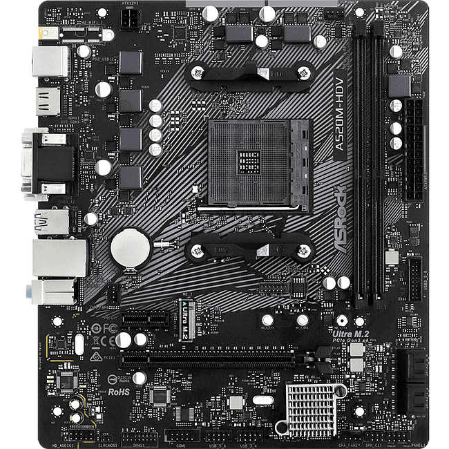 Материнская плата ASRock A520M-HDV DDR4