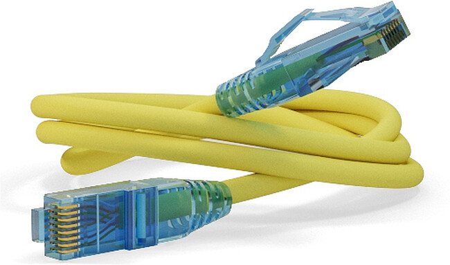 Патч-корд Hyperline PC-LPM-UTP-RJ45-RJ45-C6-1M-LSZH-YL Патч-корд Hyperline PC-LPM-UTP-RJ45-RJ45-C6-1M-LSZH-YL