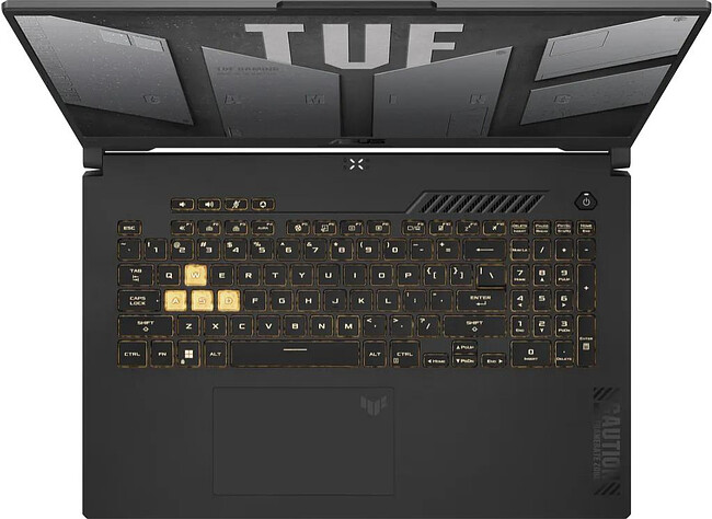 Ноутбук ASUS TUF Gaming F17 FX707VJB-HX125W Mecha Gray (90NR0MY5-M00570)