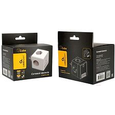Сетевой фильтр Cablexpert CUBE-4-U4-W белый
