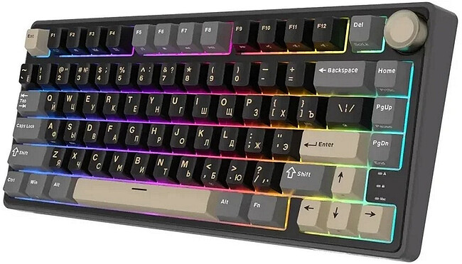 Клавиатура Royal Kludge R75 K Silver switch/Phantom