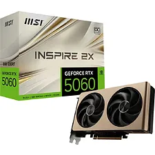 Видеокарта MSI GeForce RTX 5060 8G Inspire 2X OC GDDR7