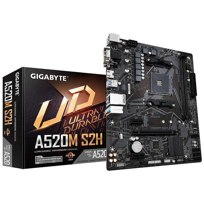 Материнская плата GigaByte A520M S2H rev. 1.0