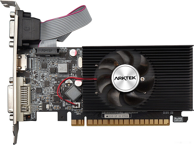 Видеокарта Arktek GT210 1Gb DDR3 (AKN210D3S1GL1)
