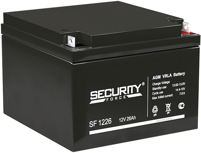 Аккумулятор для ИБП Security Force SF 1226