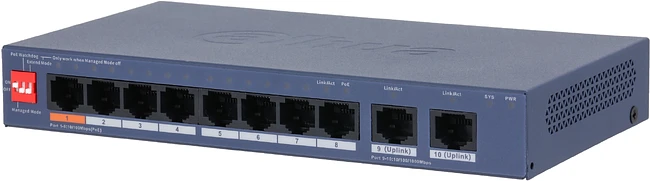Коммутатор Dahua DH-CS4010-8ET2GT-60