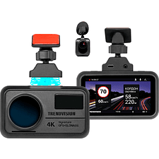 Автомобильный видеорегистратор TrendVision TDR-725 Real 4K 2CH черный