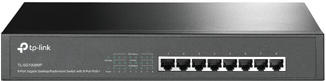 Коммутатор TP-Link TL-SG1008MP