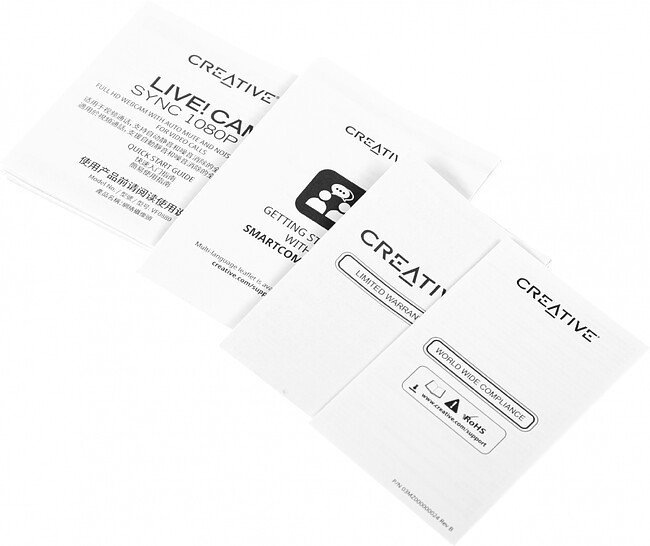 Веб-камера Creative Live! Cam SYNC 1080P V2 черный (73VF088000000)