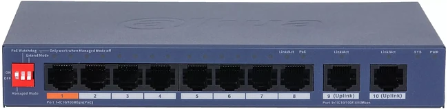 Коммутатор Dahua DH-CS4010-8ET2GT-60