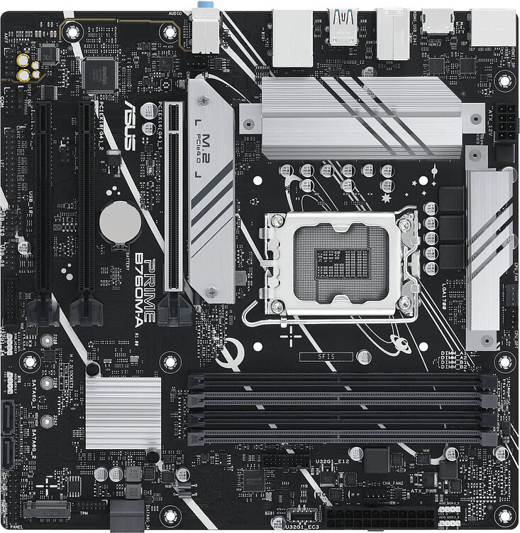 Материнская плата ASUS Prime B760M-A-CSM (90MB1EK0-M1EAYC)