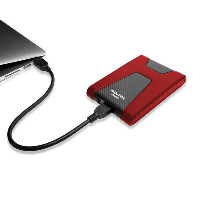 Внешний накопитель A-Data 2Tb AHD650-2TU31-CRD HD650 красный
