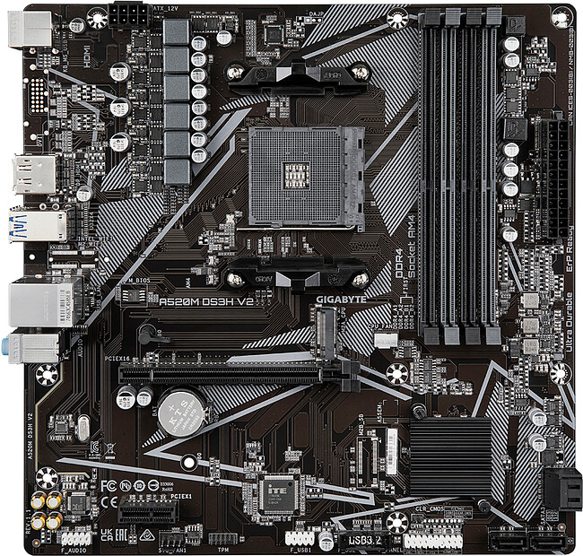 Материнская плата GigaByte A520M DS3H V2 rev. 1.0