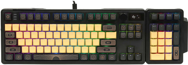 Клавиатура Дарк Проджект KD87A+Numpad черный (DP-KD-87A-000101-GMS)