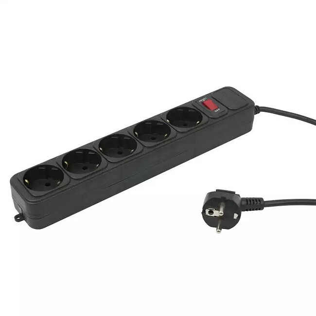 Сетевой фильтр PC Pet AP01006-5-BK черный