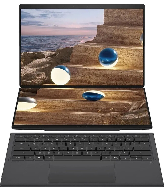 Ноутбук ASUS Zenbook Duo UX8407AA-SN197X Moher Gray (90NB16V1-M00900)