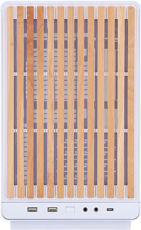 Корпус Lian Li A3-mATX без БП White/Wood (G99.A3W-WD.00)